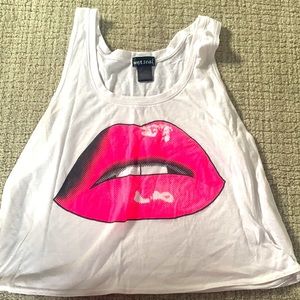 Lips tank top